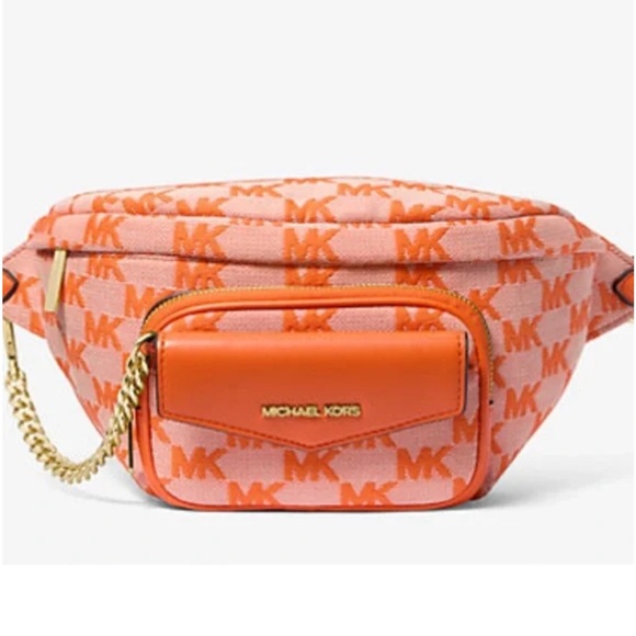 MICHAEL KORS
Maisie Large Logo 2-in-1 Sling Waist Fanny Pack Crossbody 
Poppy - Picture 4 of 16